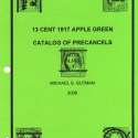 13 cent 1917 Apple Green Catalog of Precancels (2006) Paper Version